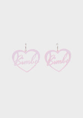 Pink Bimbo Drop Earrings