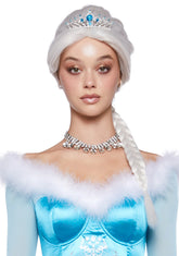 Build A Snowman Braided Wig