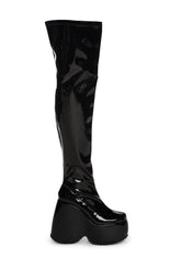 Stazie Platform Boots - Black