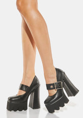 Raise The Bar Platform Heels