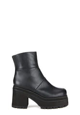 No Excuses Platform Ankle Boots