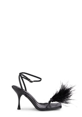 Wide Fit Prancy Fluffy Heels