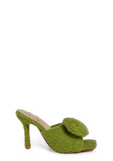 Kristoff Fluffy Heels- Green