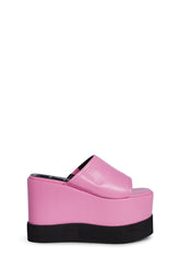 Gus Platform Mules - Pink
