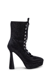 Vamp Or Die Rhinestone Booties