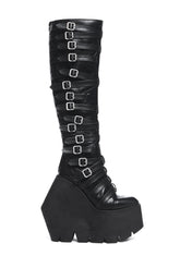 Modulation Strappy Wedge Platform Boots