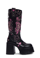 The Wild West Platform Boots