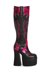 Overthinking Platform Boots