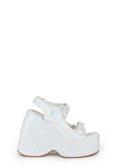 Too Hot Platform Sandals - White