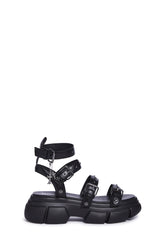 A Raining Vengeance Platform Sandals