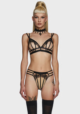 Tasha Illusion Mesh Triangle Bra