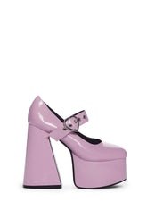 Sissy Patent Platform Heels
