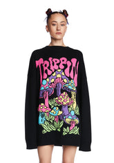 Technicolor Trip Oversized Sweater