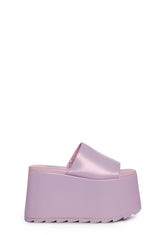 Gwen Platform Sandals-Purple