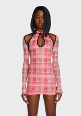 Rose Never Before Seen Mini Dress