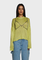 Trinket Layered Knit Sweater