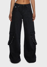 Grime Wide Leg Jeans