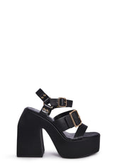 Khali Block Heels - Black