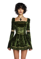 Myths N' Legends Mini Dress - Green