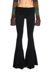 Dew Morning Flare Pants - Black