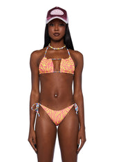 Square Tie Bikini Top - Ziggy Pop