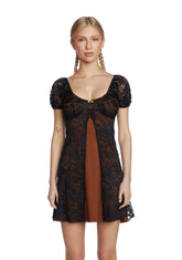 Let Your Hair Down Mini Dress