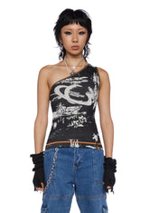 Invasion Asymmetrical Tank Top