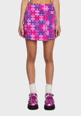 Puzzle Place Wrap Skirt