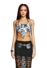 Sinister Gardens Halter Top