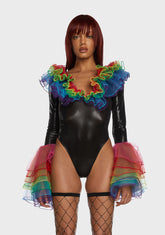 No Contest Tulle Bodysuit