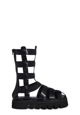 Shiloh Gladiator Sandals- Black