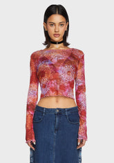 Melting Pot Mesh Top