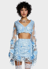 Social Season Long Sleeve Top - Blue