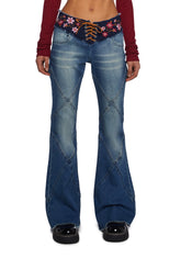 Concrete Jungle Flared Jeans