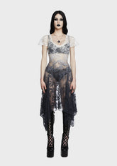 Dearly Departed Lace Dress - Ombre