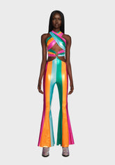 Circus Striped Jumpsuit