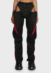 Motocross Panty Trousers - Black/Red
