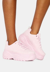 Bubblegum Soar High Platform Sneakers