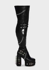 Wide Fit Scream Platform Boots