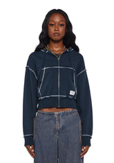 Shrunken Terry Hoodie