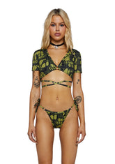 Venom T-Shirt Bikini Top