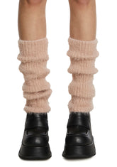 Warm N' Fuzzy Leg Warmers - Blush