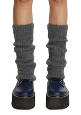 Warm N' Fuzzy Leg Warmers - Gray