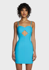 Unreal Romance Mini Dress - Blue