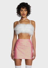 Lala La Fleur Boob Tube - White