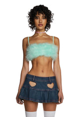 Lala La Fleur Boob Tube - Green