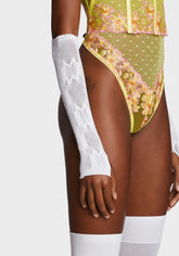 Romance Awaits Sheer Gloves