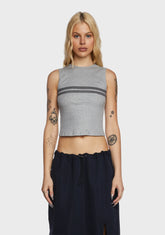 Monlo Vest Top - Gray
