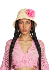 Blossom Blush Crochet Bucket Hat