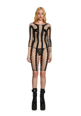 Killer Moves Fishnet Dress